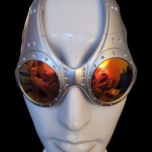 Oakley Over The Top Sunglasses Sliver Frame Fire Lenses